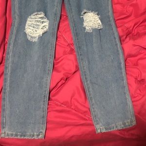 High Wasted Blue Mom Jeans